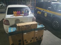 PRF intercepta mercadorias furtadas em Itapemirim/ES