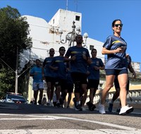 Vitória recebe a emocionante corrida do fogo simbólico em honra à história capixaba