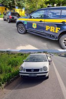 PRF recupera dois veículos furtados na BR-101, em Serra