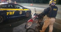 PRF recupera moto adulterada no município de Serra/ES