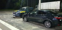PRF recupera veículo com restrição de furto/roubo