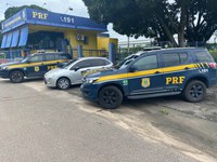PRF recupera veículo furtado durante fiscalização em São Mateus (ES)