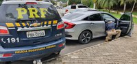 PRF recupera veículo roubado na BR 262 em Marechal Floriano/ES
