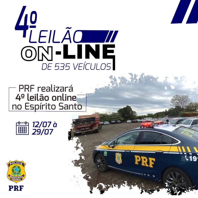 PRF realiza 4º Leilão no Espírito Santo