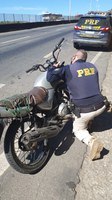 PRF recupera moto adulterada na BR 101