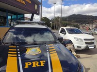 PRF recupera veículo roubado em Ibatiba (ES)