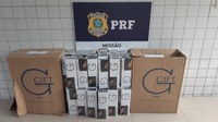 PRF detém homem transportando cigarros contrabandeados