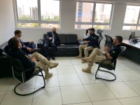 Superintendência da PRF em Goiás recebe visita de integrantes do Ministério da Economia