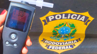 Motociclista é preso pela PRF após dirigir embriagado e realizar ultrapassagem proibida na BR-316, em Governador Nunes Freire/MA