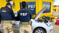 PRF recupera dois veículos durante fiscalização na BR-135, em São Luís (MA)