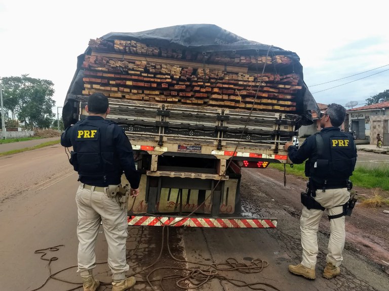 RF apreende 250m³ de madeira nativa durante Operação Ambiental II no Maranhão
