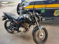 PRF apreende motocicleta adulterada na BR-135