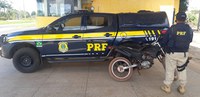 BR-316: PRF recupera no Maranhão mais uma motocicleta roubada