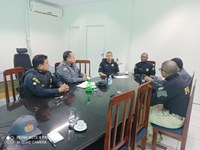 Superintendente da PRF recebe comandante do 21º Batalhão de Polícia Militar do Maranhão
