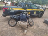 PRF recupera motocicleta roubada em Balsas