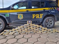 PRF apreende 63,7kg de pasta base de cocaína em Barra do Corda/MA
