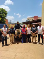 PRF e a Cruz Vermelha Brasileira distribuem alimentos da campanha “Estrada Solidária” em Balsas/MA