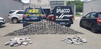 PRF e DRACCO apreendem 326 Kg de cocaína e prendem dupla em Campo Grande (MS)