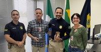 Superintendente da PRF/MS recebe visita do diretor-geral da FCMS