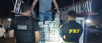 PRF e DENAR apreendem 176 Kg de cocaína em Terenos (MS)