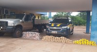 PRF apreende 163 Kg de cocaína em Água Clara (MS)