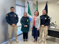 Superintendente da PRF/MS recebe visita da Defensoria Pública de MS