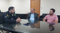 Superintendente da PRF/MS recebe visita do Prefeito de Taquarussu (MS)