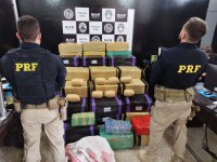 PRF apreende 1,7 tonelada de maconha e prende batedor em Dourados (MS)