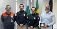 Superintendente da PRF recebe visita do Coordenador-Geral da CEPDEC