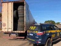 PRF apreende 360 pneus de origem estrangeira em Nova Alvorada do Sul (MS)