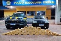 PRF apreende 72 Kg de cocaína e prende trio em Miranda (MS)