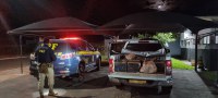 PRF apreende 758 Kg de maconha e recupera caminhonete em Deodápolis (MS)
