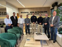 Superintendente da PRF/MS realiza visita ao Delegado-Geral da PC em MS