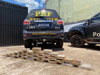 PRF apreende 35 Kg de pasta base de cocaína em Miranda (MS)