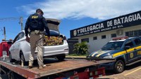 PRF apreende 400 Kg de maconha em Bataguassu (MS)