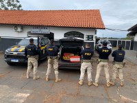 PRF apreende 252,7 kg de maconha e prende duas pessoas em Caarapó (MS)