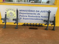 PRF apreende 4 fuzis e 7 pistolas em Ponta Porã (MS)