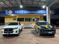 PRF recupera veículo em Miranda (MS)