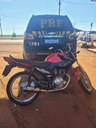 PRF recupera motocicleta em Rio Brilhante (MS)