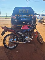 PRF recupera motocicleta em Rio Brilhante (MS)