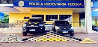 PRF apreende 85 Kg de cocaína e skunk em Miranda (MS)