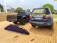 PRF apreende 88 Kg de maconha em Brasilândia (MS)