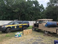 PRF apreende 164 Kg de pasta base de cocaína e 65 Kg de cloridrato de cocaína em Ladário (MS)