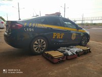 PRF apreende 43,6 Kg de maconha e 18 Kg de skunk em Ponta Porã (MS)