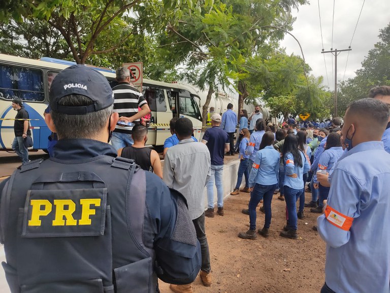 PRF participa de simulado de preparação e atendimento a emergência em Nova Alvorada do Sul (MS)