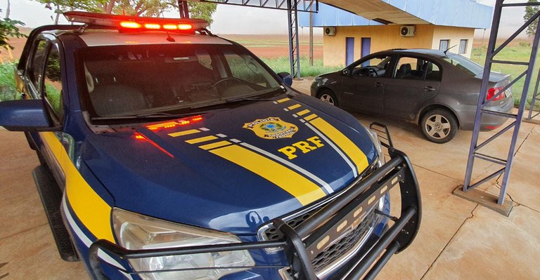 PRF recupera veículo em Nova Andradina (MS)