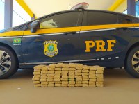 PRF apreende 59,2 Kg de maconha em Eldorado (MS)