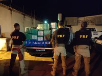 PRF apreende 389,9 Kg de maconha em Aparecida do Taboado (MS)