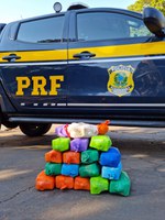 PRF apreende 17,9 Kg de cocaína em Ponta Porã (MS)