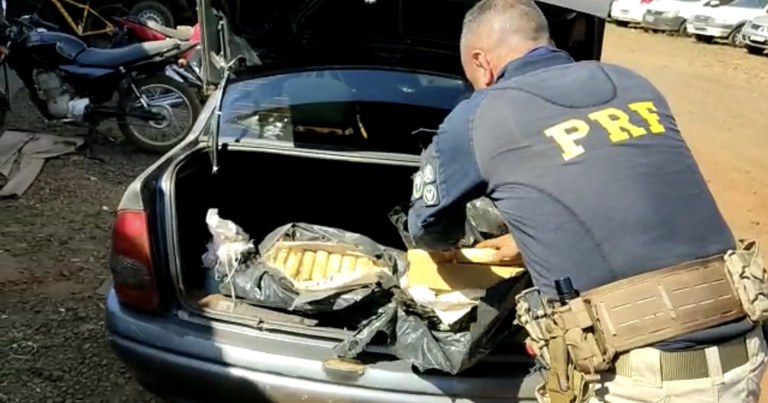 PRF apreende 178,8 Kg de maconha em Campo Grande (MS)